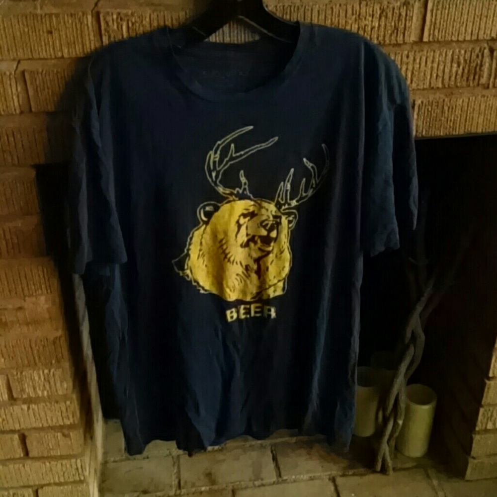 7 for $21/Beer Navy T-shirt